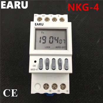 

NKG4 NKG-4 Automatic Factory School Bell Controller Control Instrument 40 Groups Din Rail Microcomputer Timer Time Switch Relay