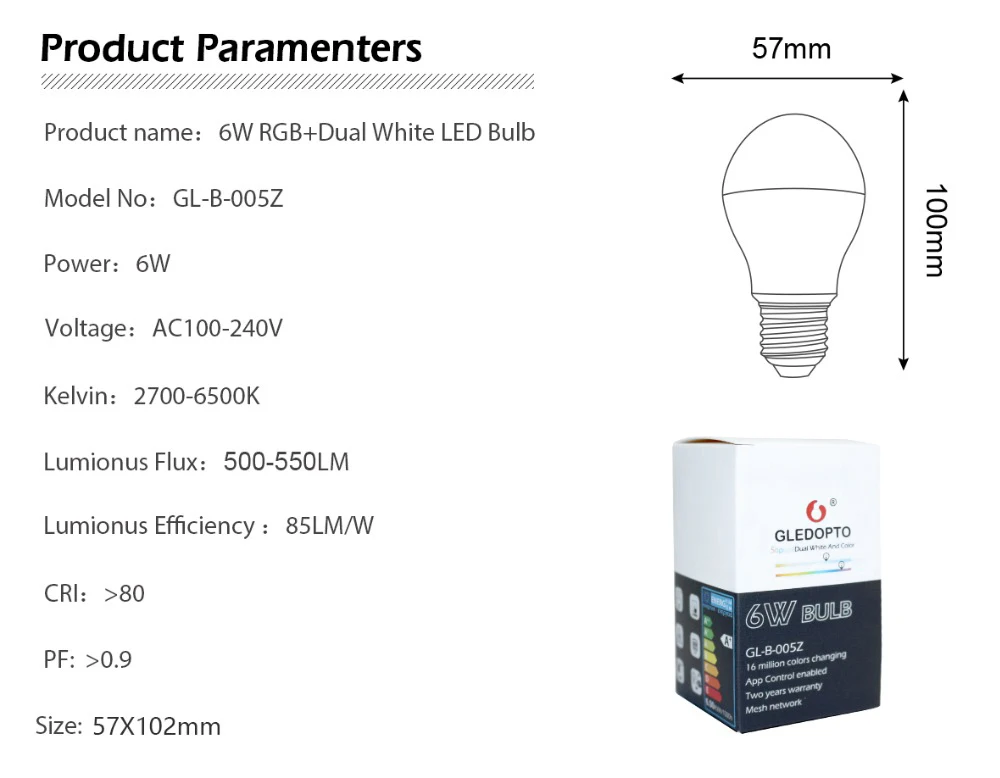 Лампочка Zigbee E27 6 Вт 12 Вт E26 лампа RGB двойная белая умная лампа Zigbee с управлением через приложение светодиодный светильник лампа AC 110 В 220 в 230 В Zigbee ZLL Link