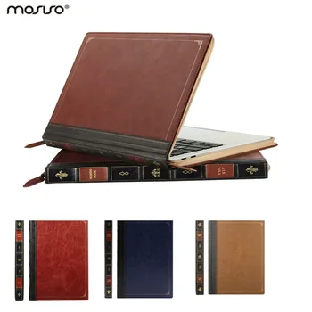 

MOSISO Vintage PU Laptop Sleeve Case for Macbook Air13 2010-2017 PU Leather Cover for New Macbook Air Pro 13 2018 2019 Touch Bar