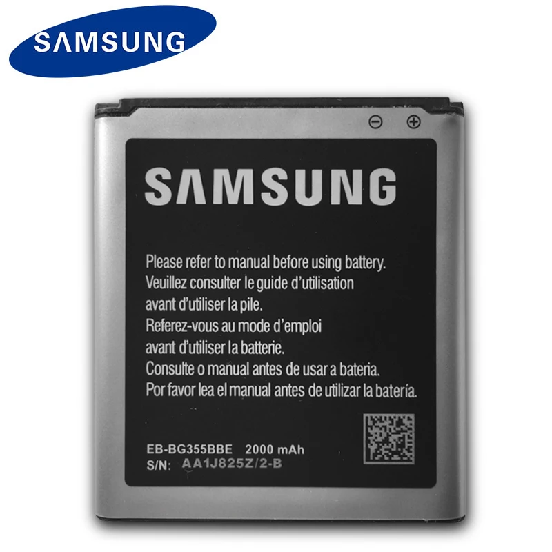 

SAMSUNG EB-BG355BBE Original Replacement Phone Battery For Samsung GALAXY Core 2 G355H SM-G3556D G355 G3559 G3558 G3556D 2000mAh