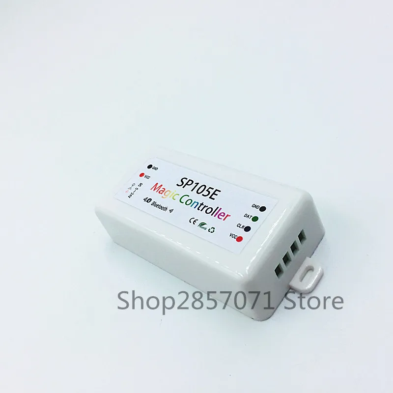 SP105E волшебный регулятор Bluetooth 4,0 DC5-24V 2048 Пиксели для WS2811 2812 2801 6803 IC Светодиодные ленты Поддержка IOS/Android APP