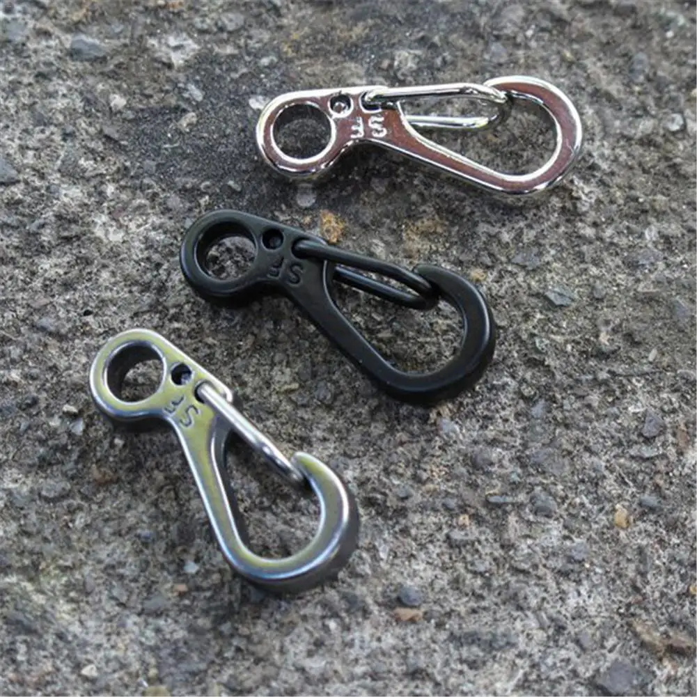 

Multi-function Keychain 10 Pack Mini SF Spring Buckle Multifunctional Climbing Button Carabiner Key Buckle Key Buckle