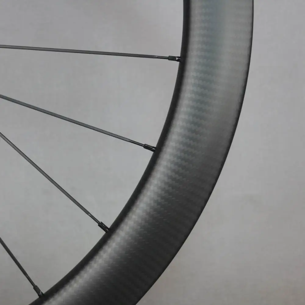 Top 3k twill disc  Wheelset Pillar 1423 spoke Novatec  D411/D412 hubs 6-bolt Or Center Lock Cyclocross Wheelset 2