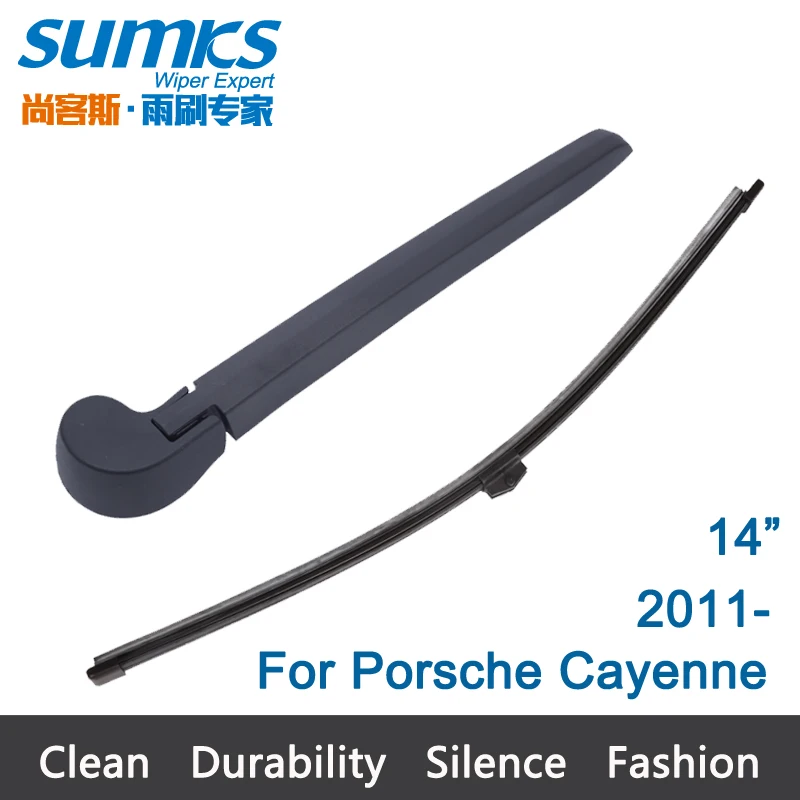 New Rear Window Windshield Wiper Arm and Blade For Porsche Cayenne