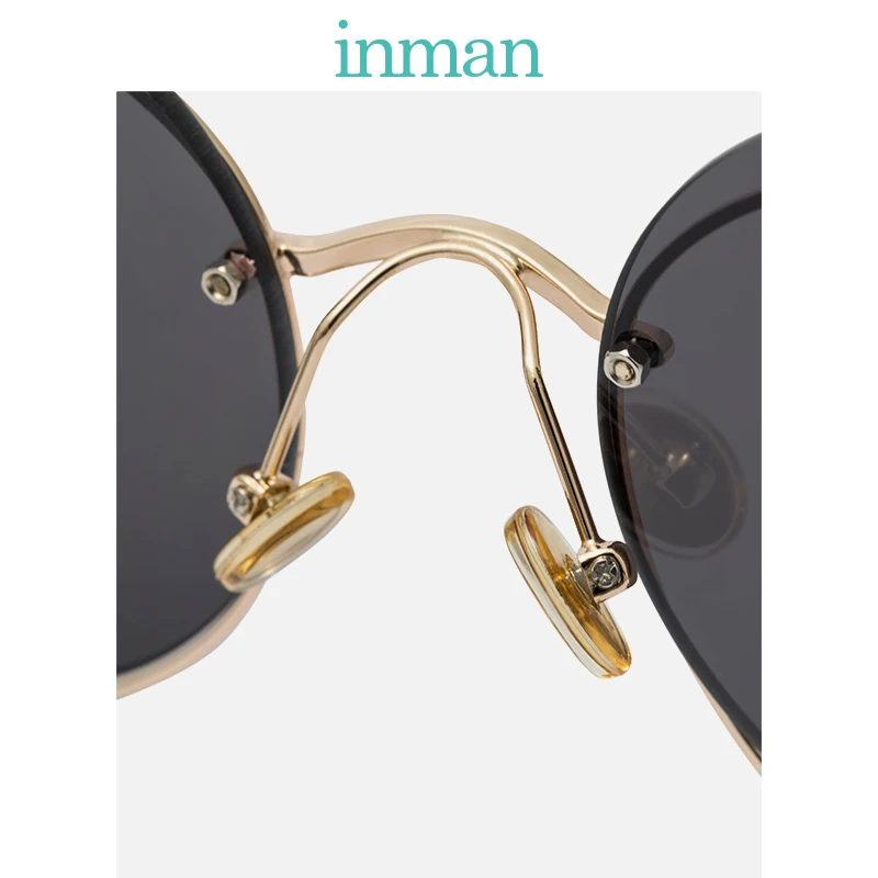 INMAN Polarized Women Round Shape Classic Unique Frame Design Lady Travelling or Driving Use Sunglasses
