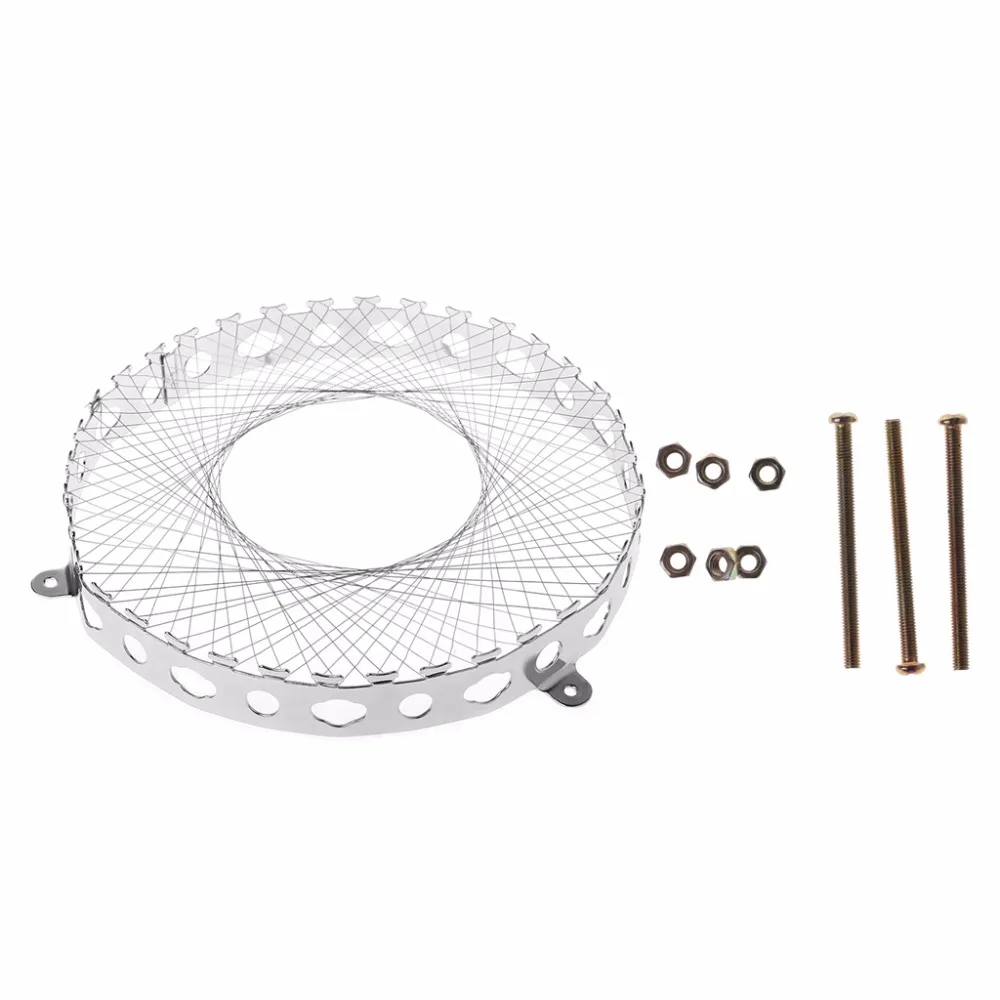 

Stainless Steel Gas Stove Windproof Energy Saving Cover Circle Metal Wire Net