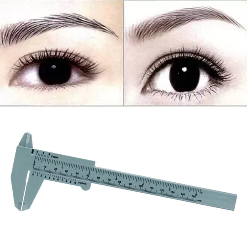 

2018 Professional 1PCS Microblading Reusable Makeup Measure Eyebrow Guide Ruler Permanent Make up Tools Maquiagem Dropshipping