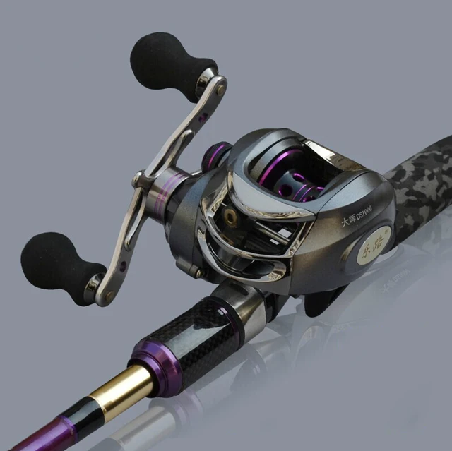 Cheap 2.1/2.4 meters lure rod set professional 18 double shaft water drop reel casting handle lure fishing rod  spree