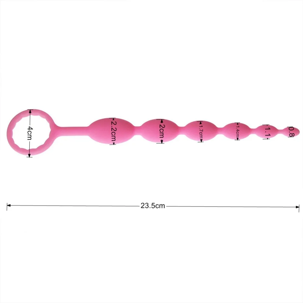 hh069b Fifty Shades of Grey Pleasure Intensified Silicone Anal Beads (6)