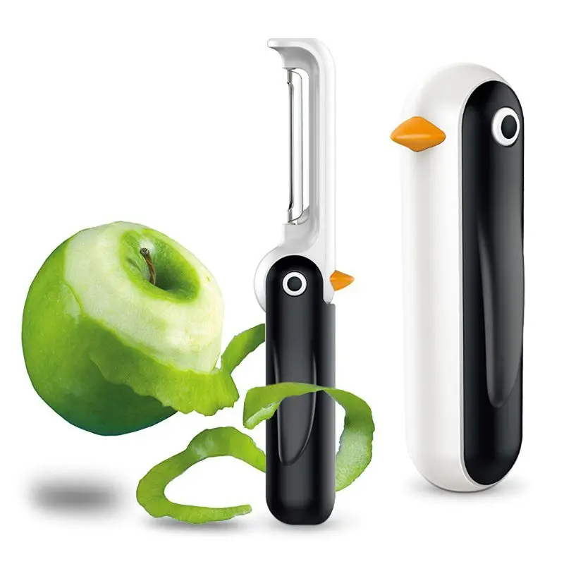 Креативный пингвин в форме нержавеющей стали складной фрукты овощи машина для очистки от кожуры дома режущие кухонные инструменты