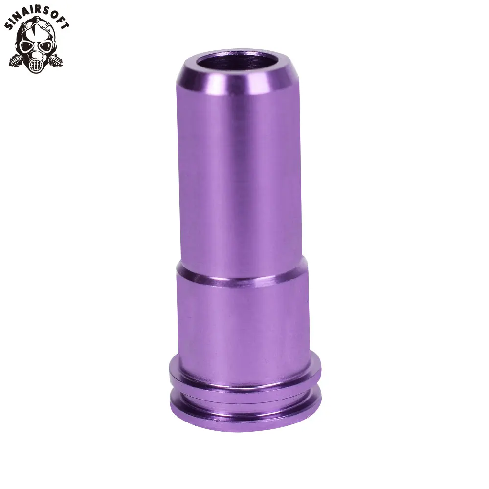 SHS 7075 Aluminum CNC Built-in single O-ring Preventg Air Leaking Seal AK Nozzle For Airsoft AEG Paintball Hunting Accessories