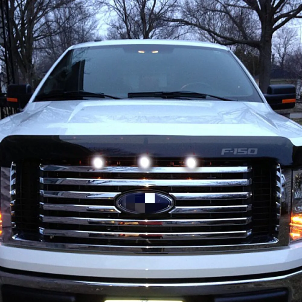 Для Ford 2009- F150 SVT RAPTOR Средний Светодиодный свет белый желтый свет автомобиля декоративный свет автомобиля Свет 12v 6000k