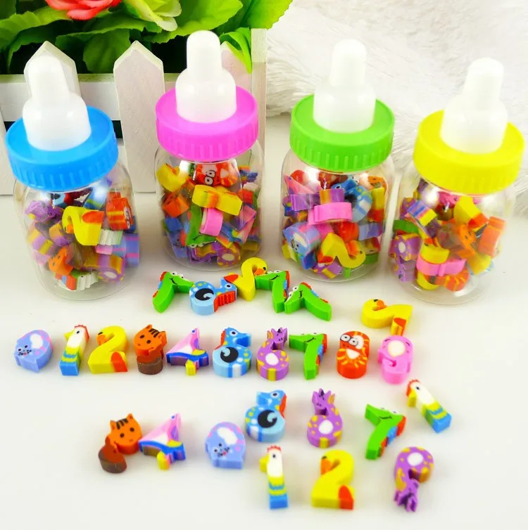 Cartoon animal mini cute eraser For kid rubber For pencil stationery N4S2 