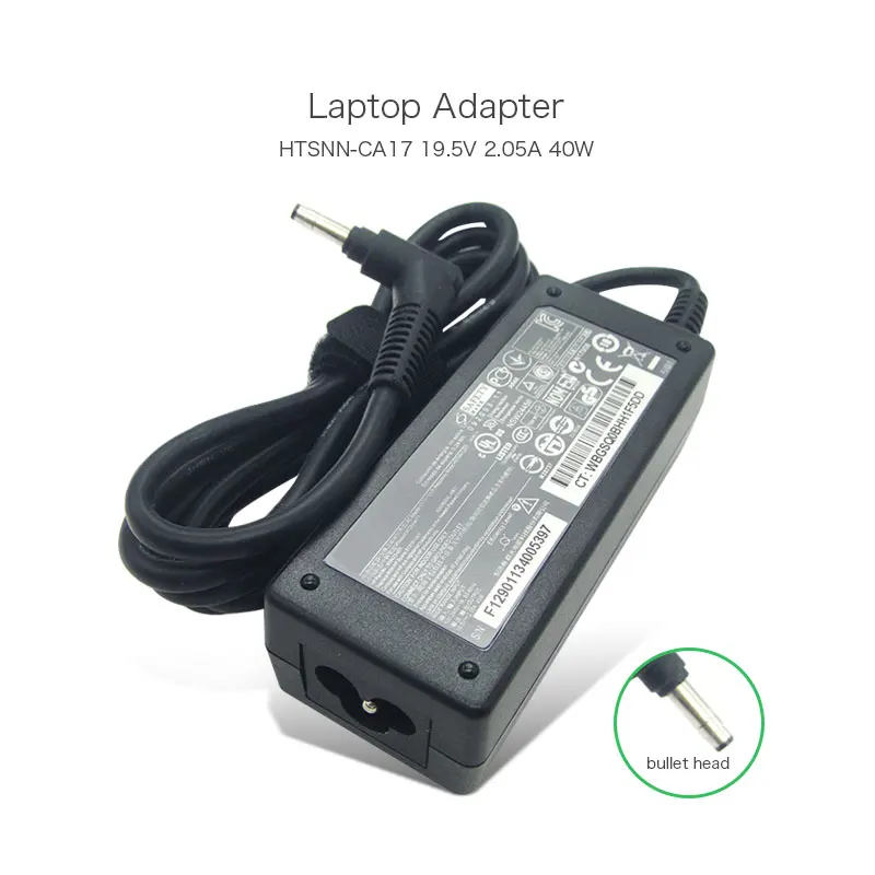 Подлинная 40W 19 5 V 2.05A 4 0*1 7 мм HSTNN CA17 адаптер переменного тока Зарядное устройство