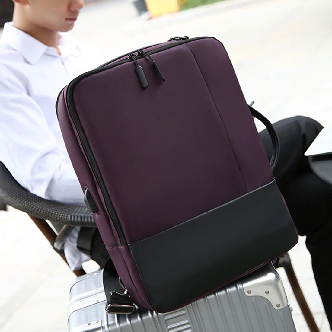 Многофункциональная Водонепроницаемая Противоугонная сумка для ноутбука, сумка на плечо для мужчин и женщин, сумка для ноутбука, рюкзак 17 дюймов