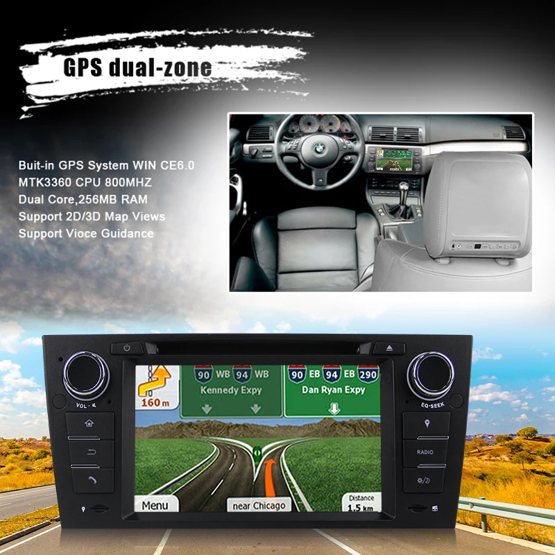 Clearance KSAOTU 7" DAB+ Orginal UI Car DVD Player SD GPS for BMW E90 3er E91 E92 E93 5