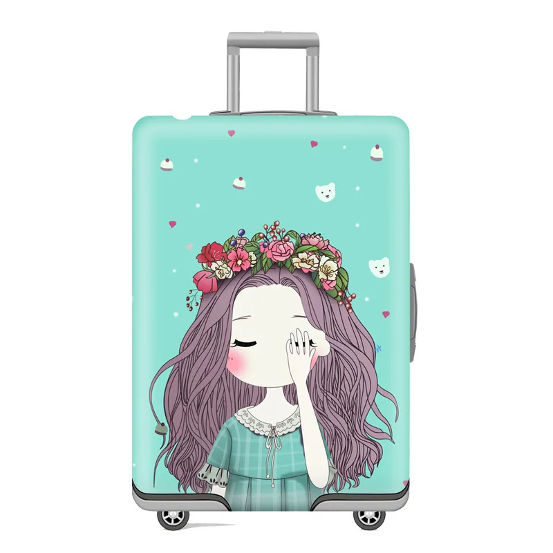 Fashion Cartoon Print Waterproof Suitcase Protective Bag Thicken Dust-proof Elastic Travel Luggage Cover Travel Accessories19-32 Fashion Cartoon Print Waterproof Suitcase Protective Bag Thicken Dust-proof Elastic Travel Luggage Cover Travel Accessories19-32
