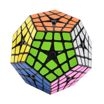 

ShengShou Five 2019 New Arrivals Corners Brain Teaser Magic Cube Master Kilominx Speed Cube Twisty Puzzle Toy - Black