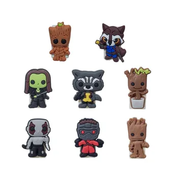 

1pcs Anime Paper Clips Cute Groot Card Note Holder Cartoon Bookmarks School Office DIY Clips USB Binding Gift
