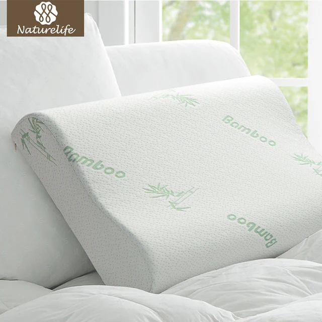 Naturelife Bamboo Fiber Pillow Slow Rebound Health Care Memory Foam Magnificent Bamboo Covered Memory Foam Pillow Naturelife Bamboo Fiber Pillow Slow Rebound Health Care Memory Foam Magnificent Bamboo Covered Memory Foam Pillow