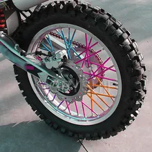 Road Rim Wheel spoke skins cover For Yamaha Ducati KTM Suzuki Honda Kymco ATV