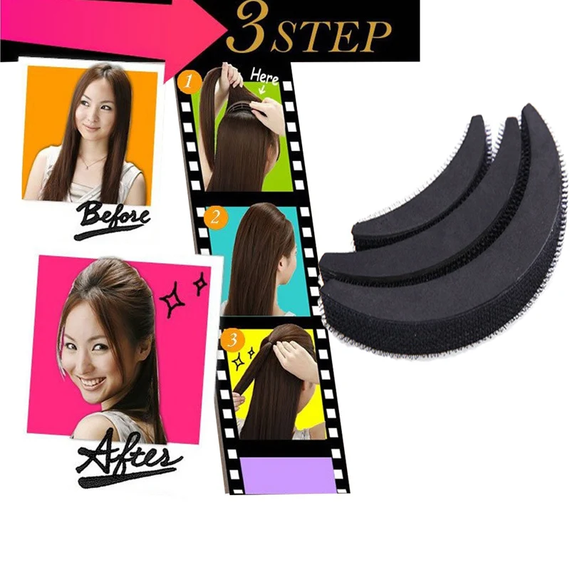 Hot Deal 3PCS Punta hair mats Styling Accessory Heightening Punta Hair