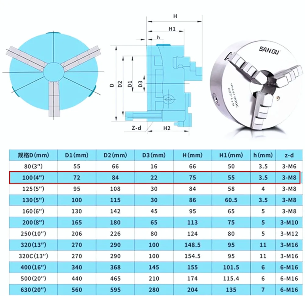 K11-100 drawing