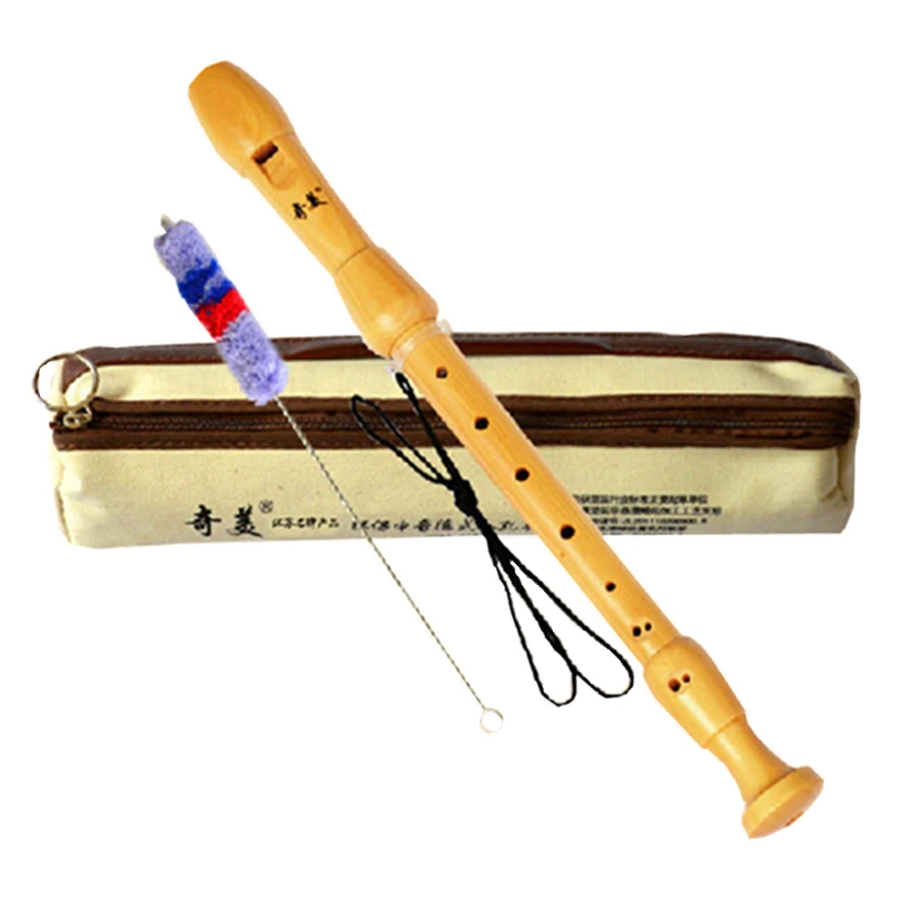 

High Quality 8-Hole German Alto Wooden Recorder Environmental Grade Wooden Clarinet F Key flute musical instrument