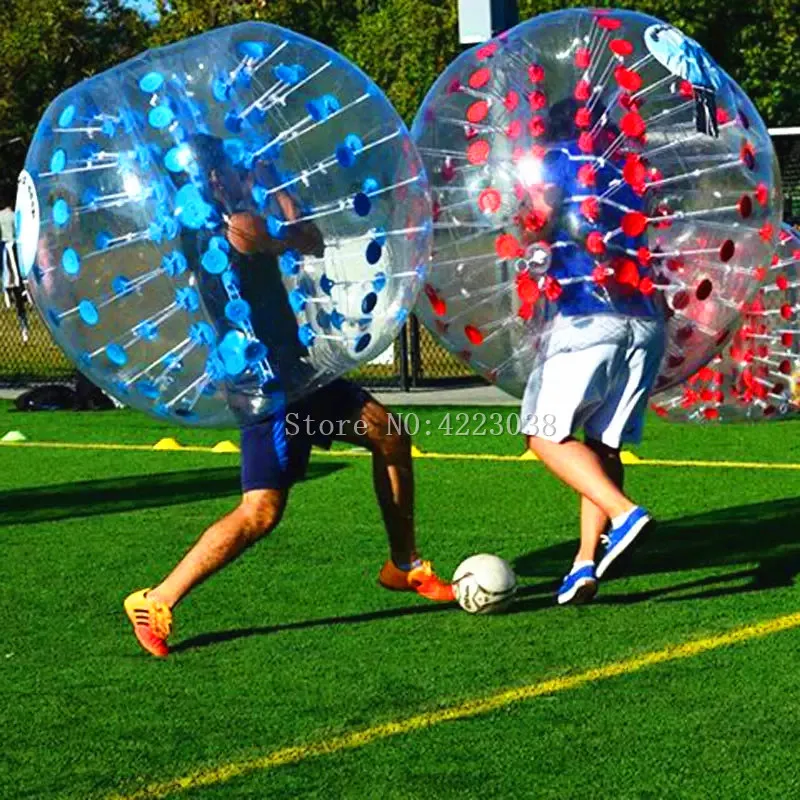 2 pelotas de fútbol inflables gigantes de 3 pies, pelotas de