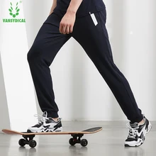 Мужские свободные хлопковые спортивные штаны, дышащие спортивные штаны с завязками на талии, штаны для бега