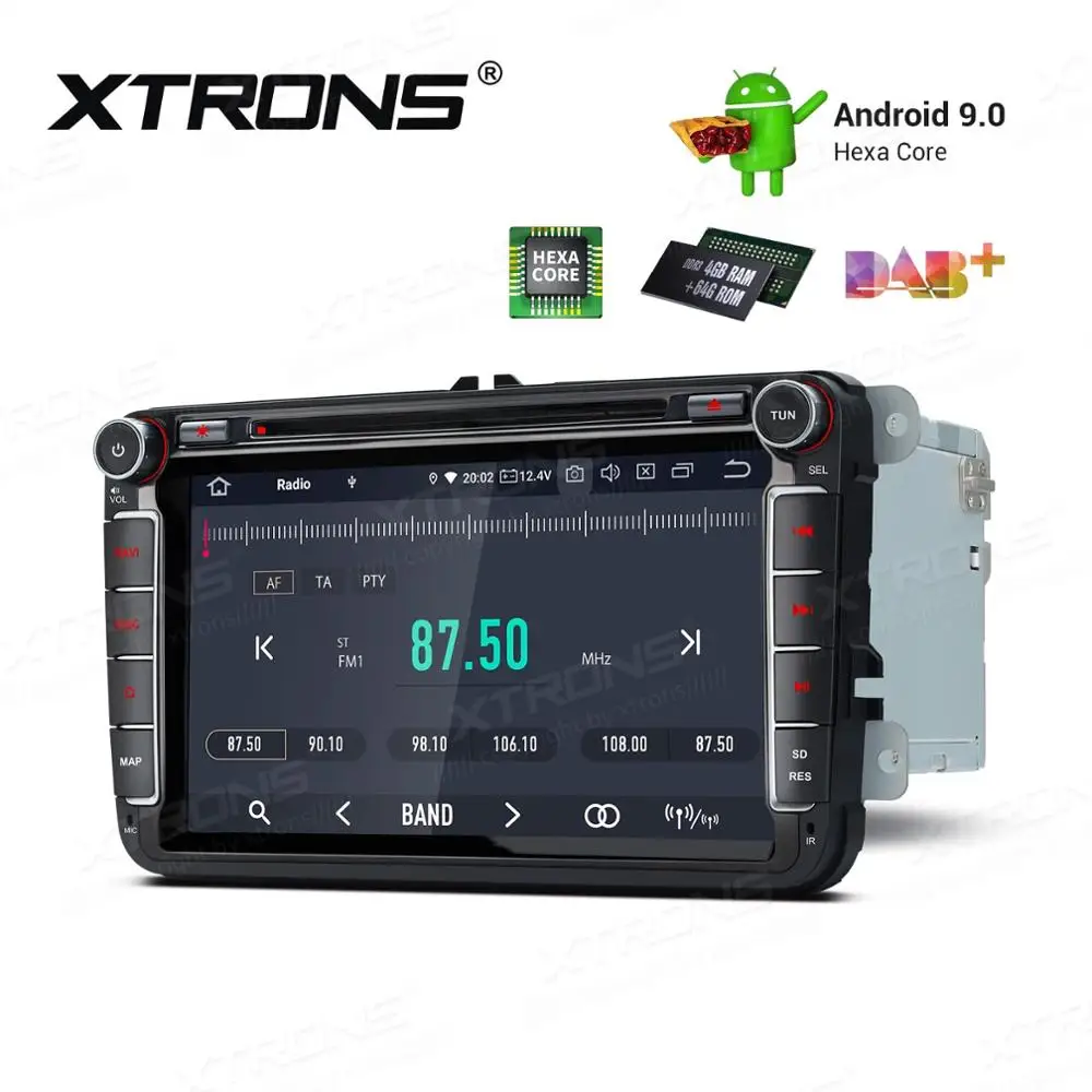 Discount 8" Android 9.0 OS Car DVD Multimedia Navigation GPS Radio for Volkswagen Caddy 2003-2015 & Amarok 2010-2015 & Beetle 2011-2015 2