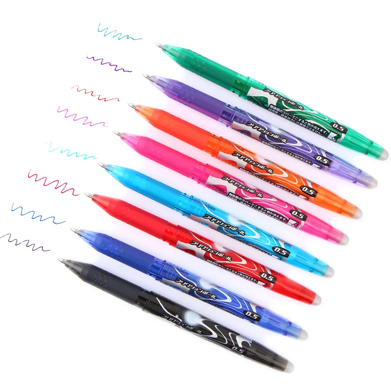 

1 PCS Magic Erasable pen Color Ink Erasable Gel Pens Unisex 0.5mm For Writing Stationery Friction pen High quality stationery