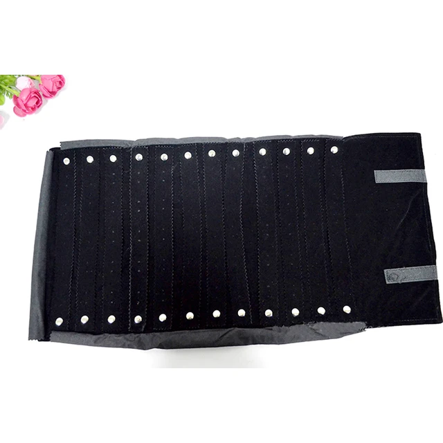 Whole Velvet Jewelry Travel Case Black 60pairs Stud Earrings Whole Velvet Jewelry Travel Case Black 60pairs Stud Earrings Storage Roll Bag Organizer Carring