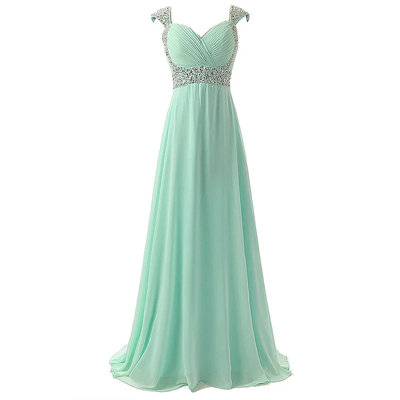 Фиолетовое шифоновое длинное свадебное платье A Line Robe Elegant D'honneur Fille элегантные пригласительные на свадьбу вечерние платья