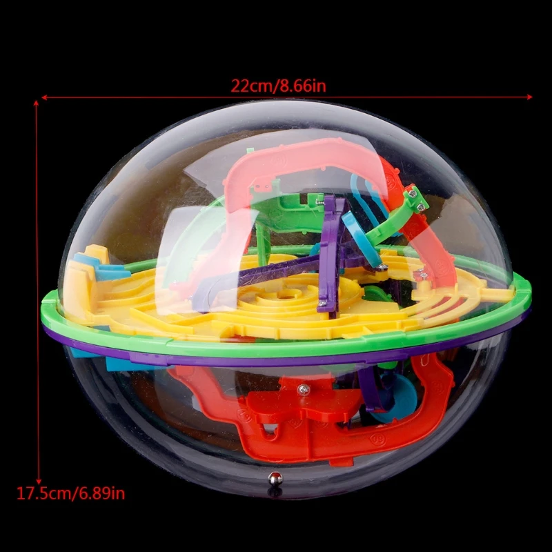 168 барьеров 3D Магия интеллект мяч баланс лабиринт игра-головоломка детская игрушка в подарок