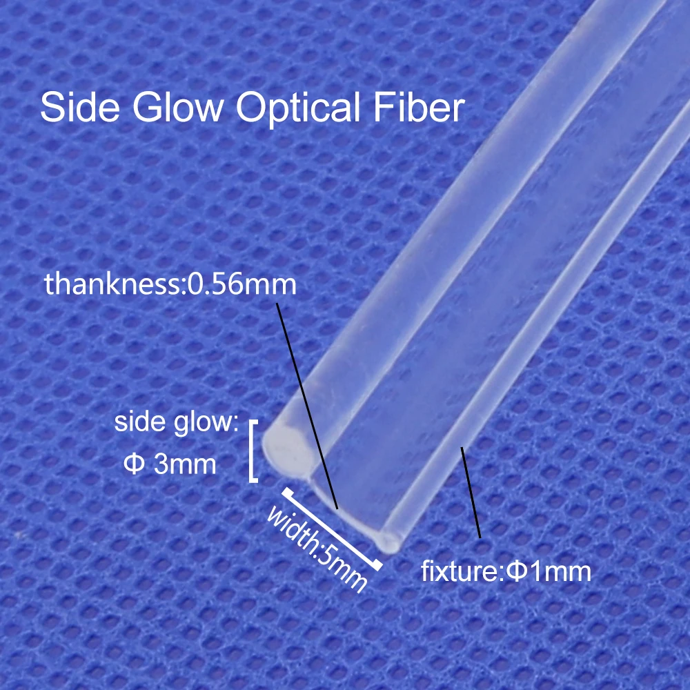 

Skirt side glow 3.0mm diameter plastic PMMA fiber optic cable 5M/10M/20M for car decorative lighting free shipping