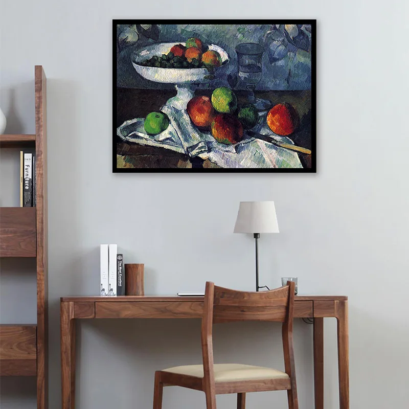 

diy painting by numbers Paul Cezanne Chestnut Trees at the Jas de Bouffan impressionism dencorative paint adult hand drawing