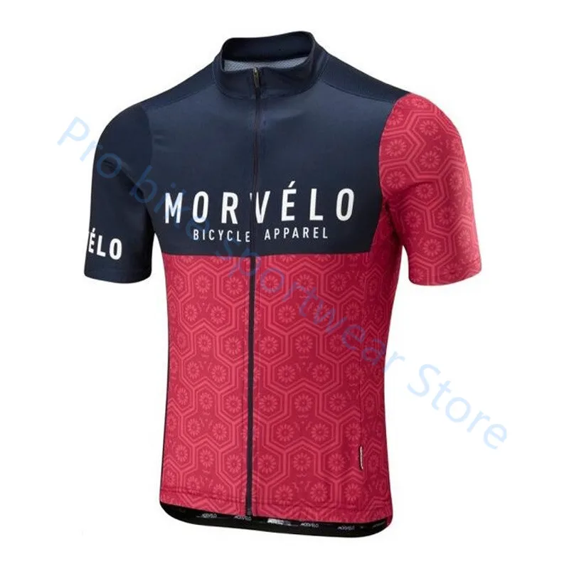Morvelo Лето Костюмы гоночный велосипед Горный Pro team Велосипеды Джерси Quick dry с коротким рукавом велосипед Костюмы Ropa Ciclismo D19 - Цвет: cycling jersey 11