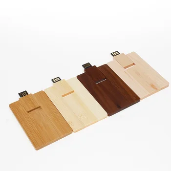 

USB Flash Drive wooden Card usb key memory stick Real capacity 1gb 2gb 4gb 8gb 16gb 32GB Pendrive (Can customize LOGO)