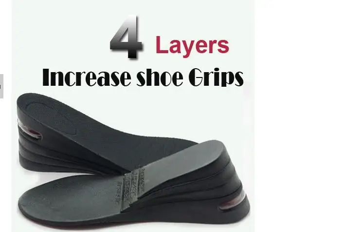1-Pair-PU-4-Layers-Taller-8CM-UP-Air-Cushion-Height-Increase-Increasing-Elevator-Shoe-Insert