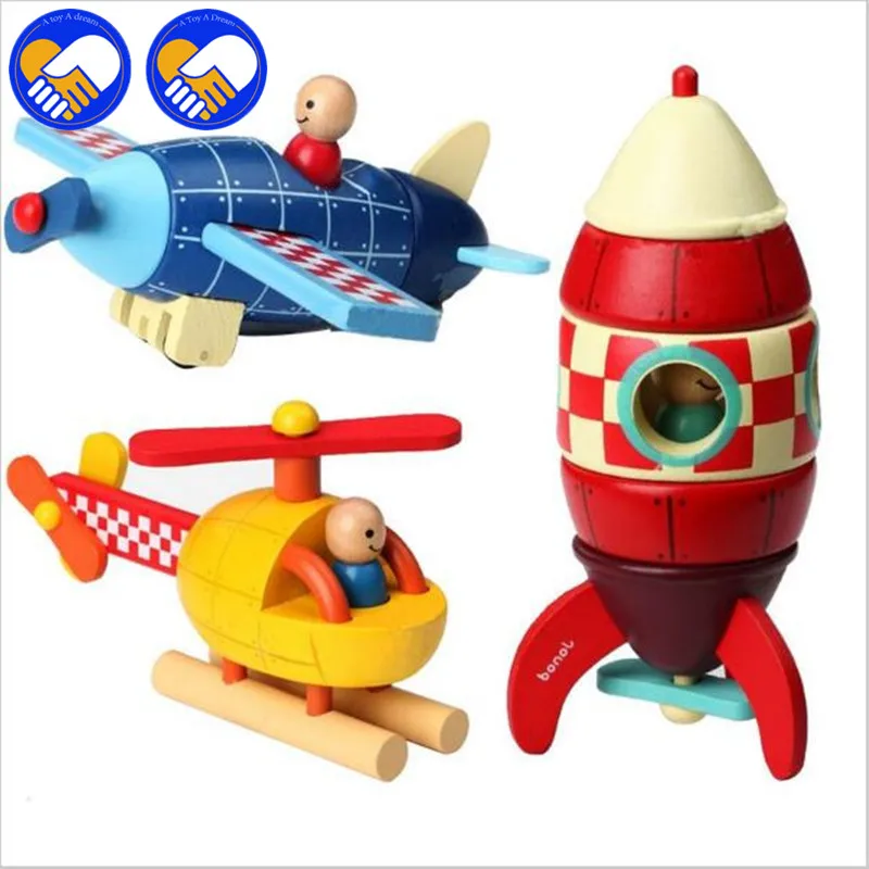 

A TOY A DREAM MAGNETIC REMOVAL OF ASSEMBLY MODEL, AIRCRAFT, ROCKETS HELICOPTER THREE CHILDREN'S EDUCATIONAL TOYS OT235
