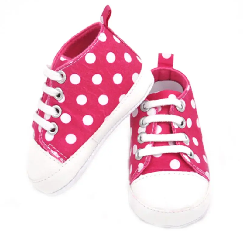 

0-24 Month Baby Boy Girls Casual Slip On Laces Shoes First Walk Shoes Prewalker