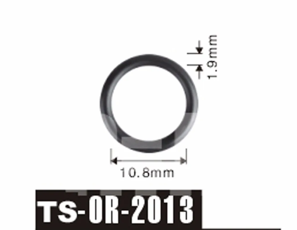 free shipping Tenso 100pcs 10.8x1.9 mm fuel injector O'Rings ORings O