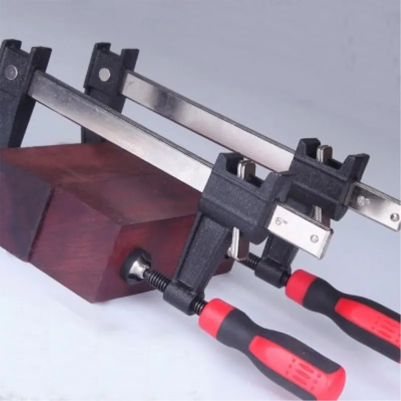 

G1 New 2pcs 24 Inch Quick Ratchet Release Speed Squeeze Wood Working Work Bar Clamp Clip Kit Hand Tool