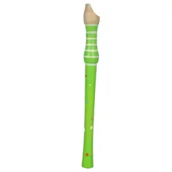 Новый Дерево 8-отверстие ВЧ флейта Музыкальные инструменты Прочный Высокое качество Дети головоломка игрушка кларнет для мальчиков и