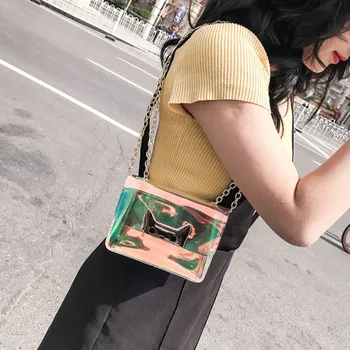 

New Super Female Student Shoulder Messenger School Bag Hand Case Bling Glitter Bags Best Sale-WT