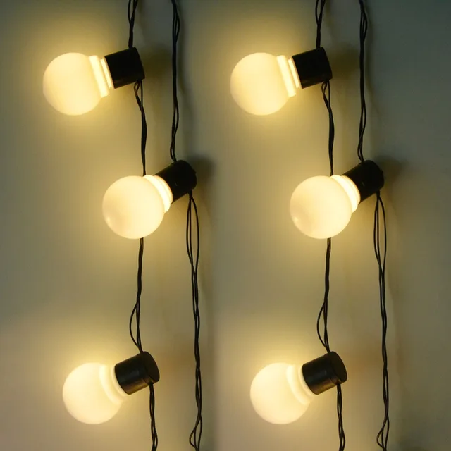 6M String Lights With White LED Bulbs Backyard Patio Lights Vintage 6M String Lights With White LED Bulbs Backyard Patio Lights Vintage Design Bulbs Garland Wedding Party - 6M String Lights With White LED Bulbs Backyard Patio Lights Vintage