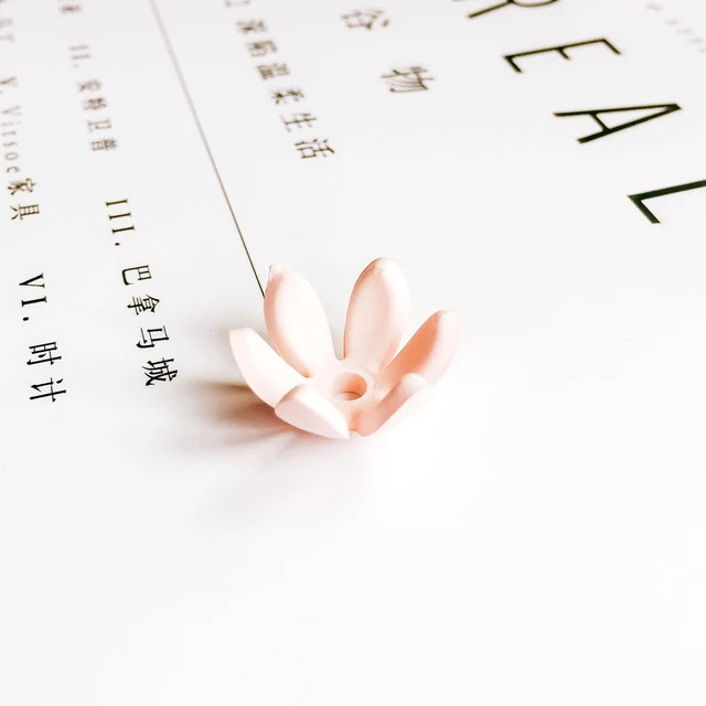 ZEROUP Multicolors Plastic Flower Beads Eardrop Pendant Neckalce Charms Accessories Diy Handmade Jewelry Making Material 20pcs 6