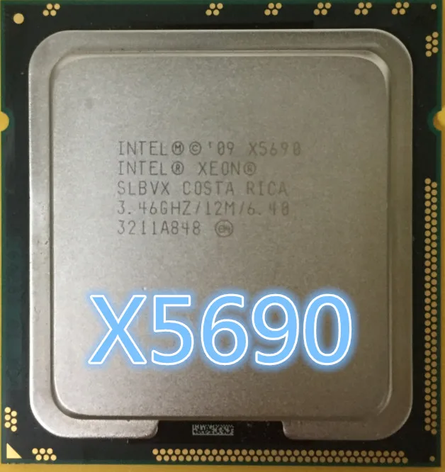Intel Xeon X5690 x5690 3.46GHz 6.4GT/s 12MB 6 Core 1333MHz SLBVX CPU ...