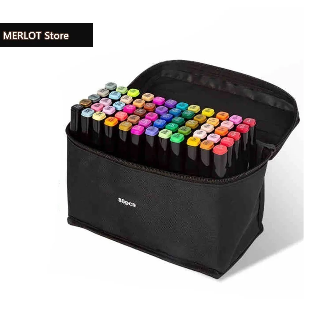 

Promotion Three generations of pen double head alcohol oily 60 and 80 color NOT